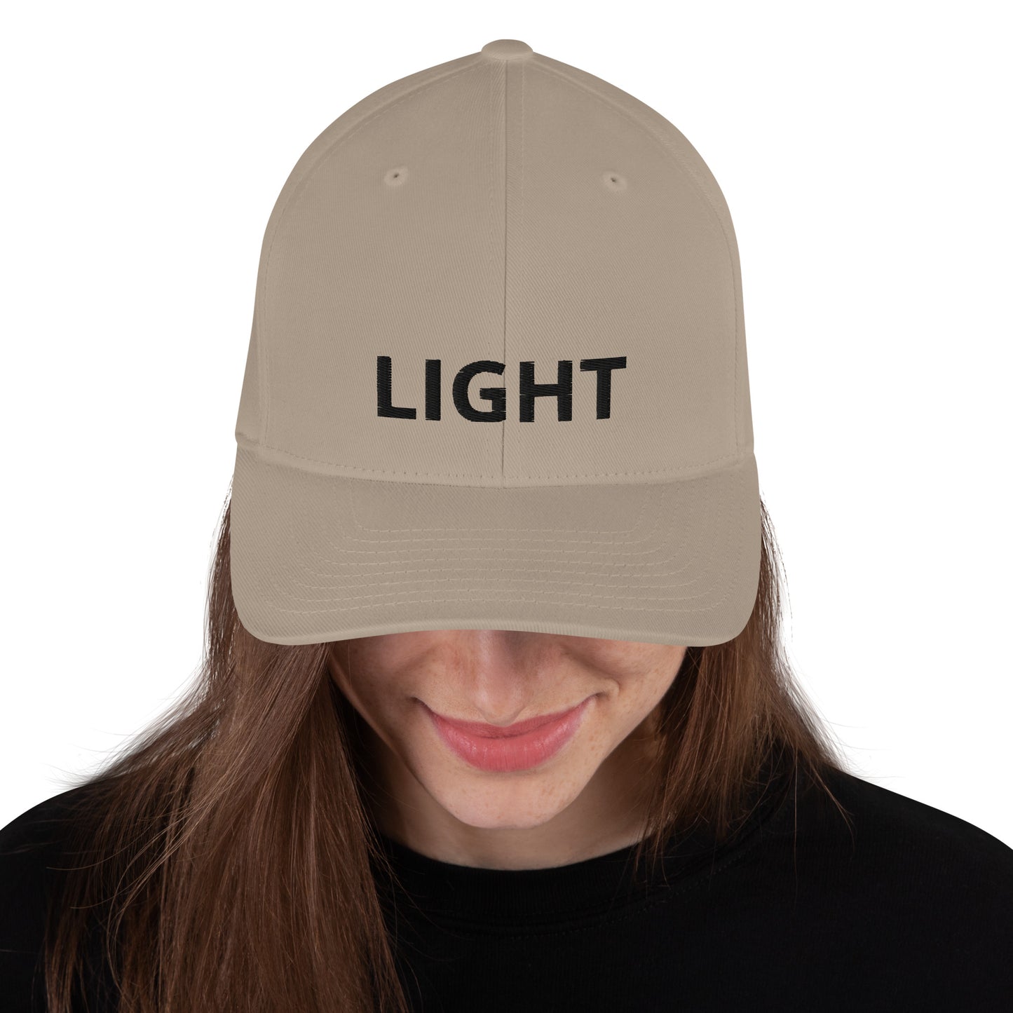 Embroidered Structured Twill Cap (Light)