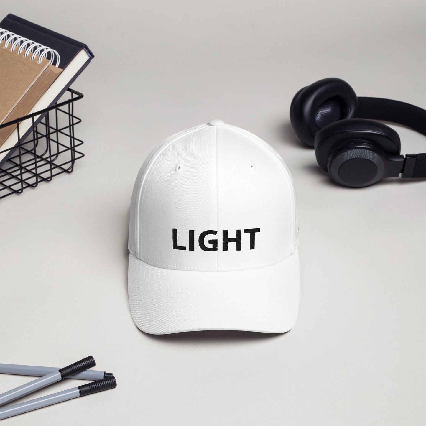 Embroidered Structured Twill Cap (Light)