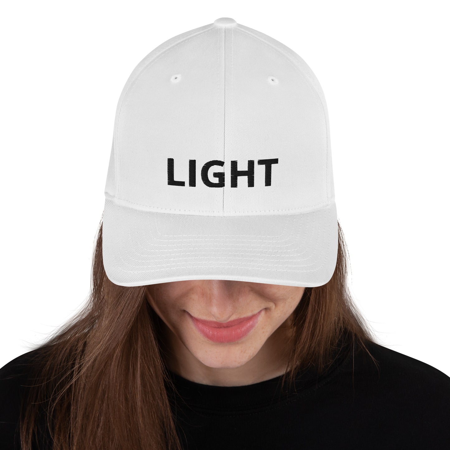 Embroidered Structured Twill Cap (Light)