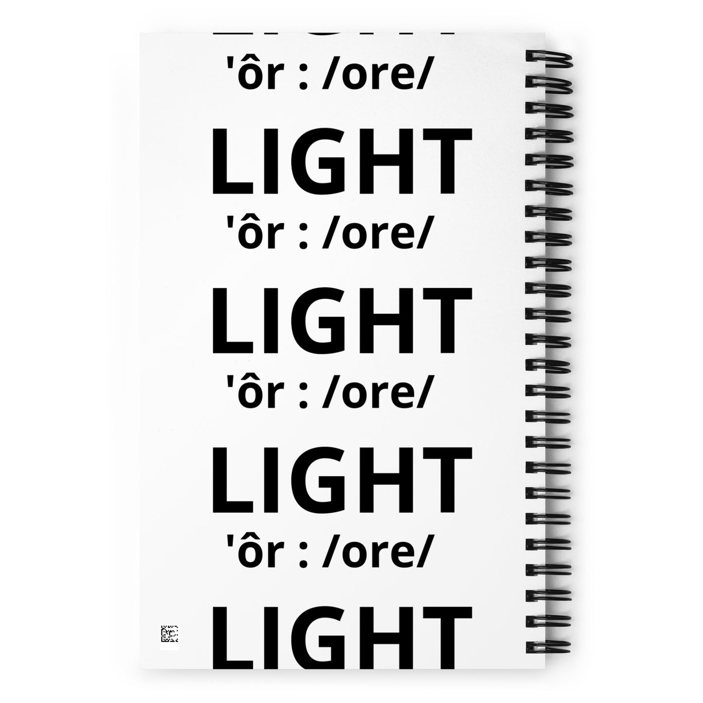 Spiral notebook