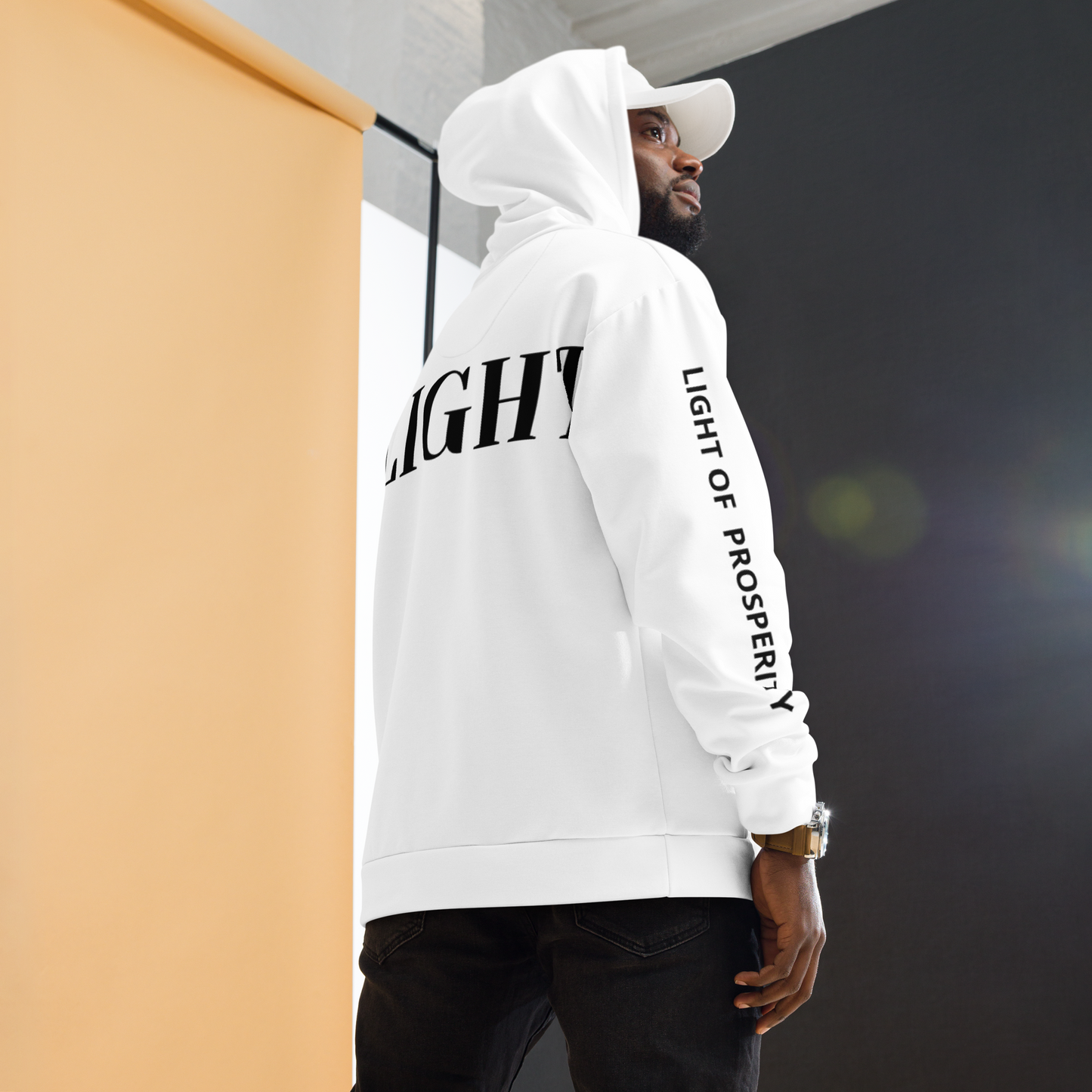 Hoodie in White (Light of Prosperity)