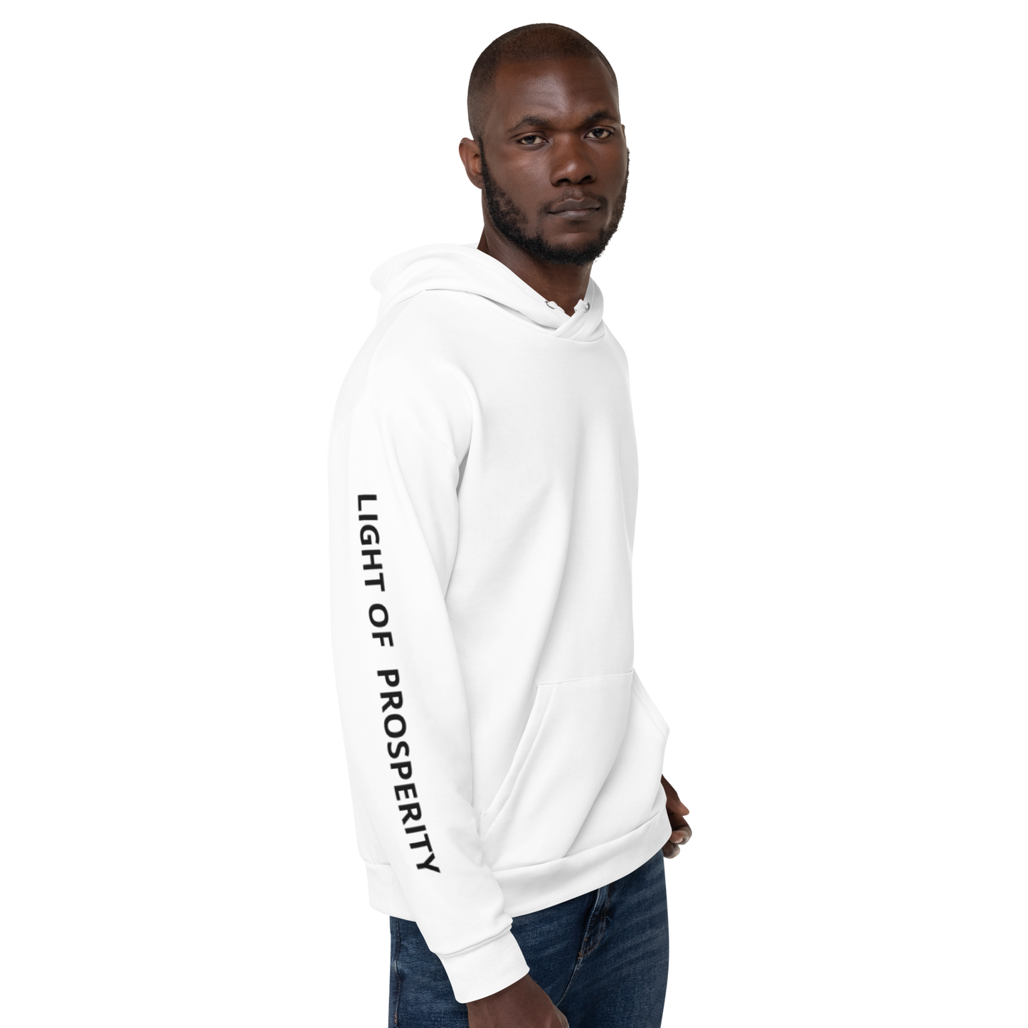 Hoodie in White (Light of Prosperity)